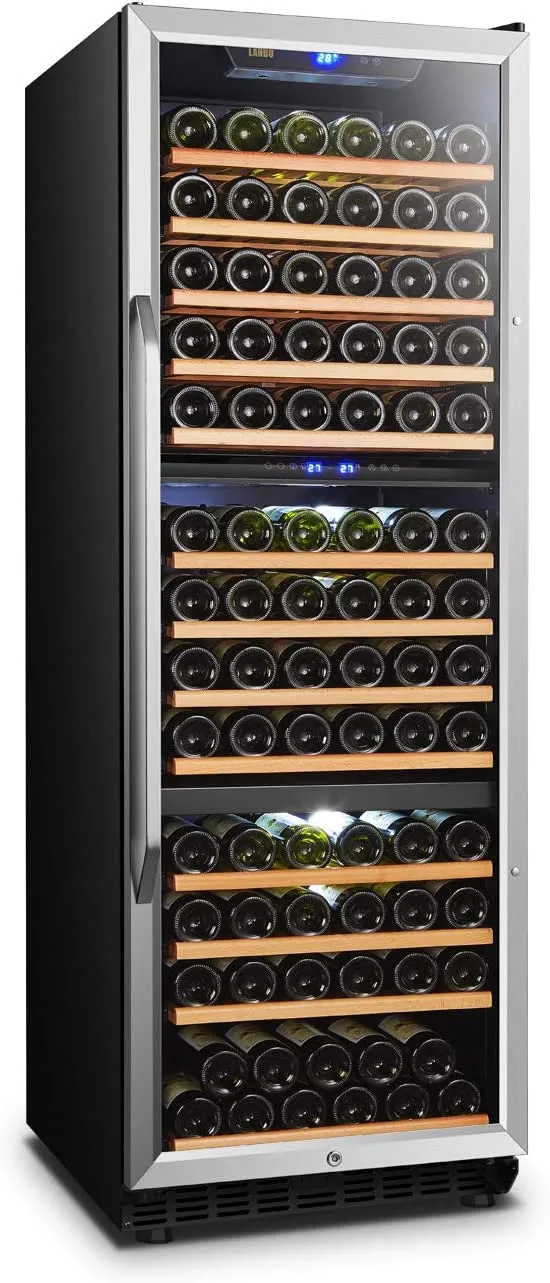 Dual Zone Compressor Wine Refrigerator, Energy Efficient