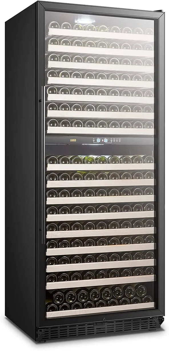 Dual Zone Compressor Wine Refrigerator, Energy Efficient