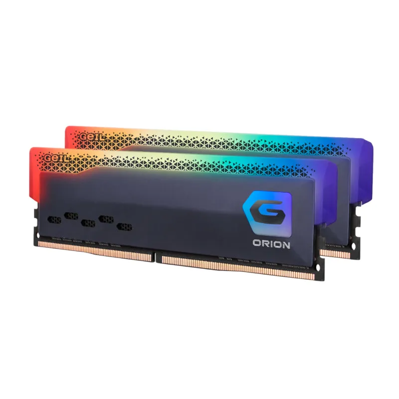 Geil Orion Rgb 32Gb Kit(2X16Gb) 3200Mhz Ddr4 Desktop Gaming Memory-Gray