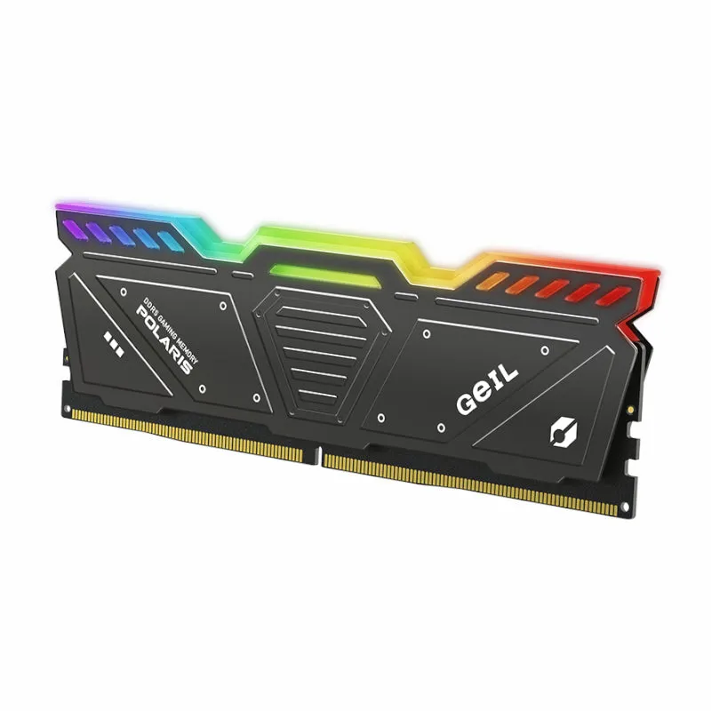 Geil Polaris Rgb 32B Kit(2X16Gb) 5200Mhz Ddr5 Desktop Gaming Memory-Gray