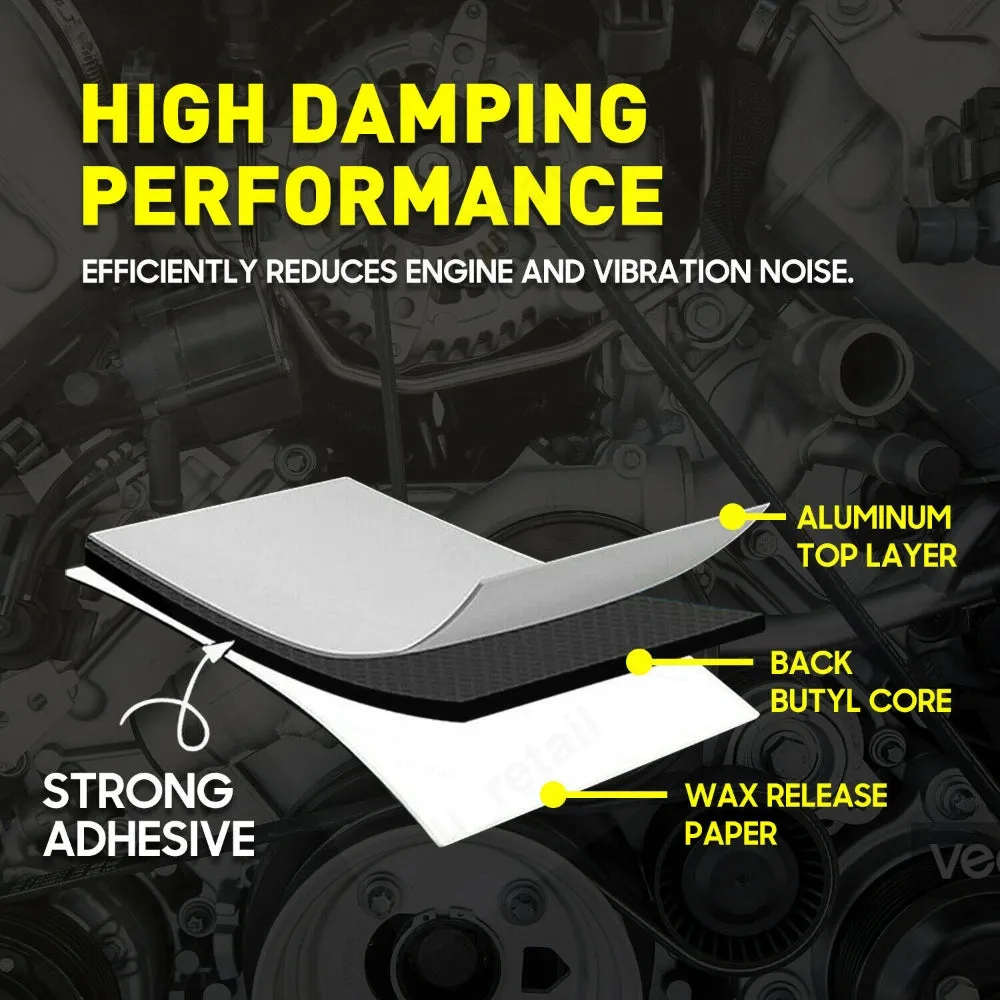 Premium High Noise Reduction Insulation Foam - 12-Pack Advanced Sound Deadening Sheets