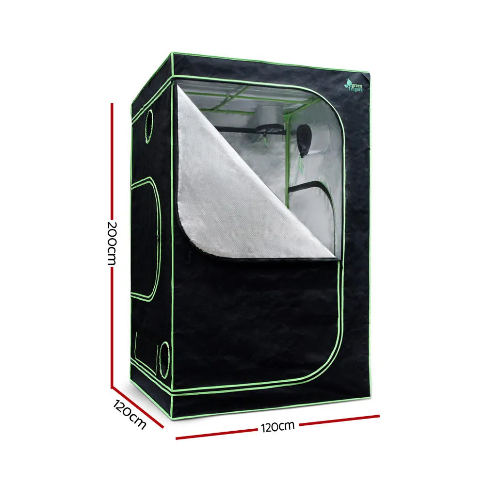 Hydroponic Grow Tent, 600D Oxford, 120x120x200CM - Greenfingers