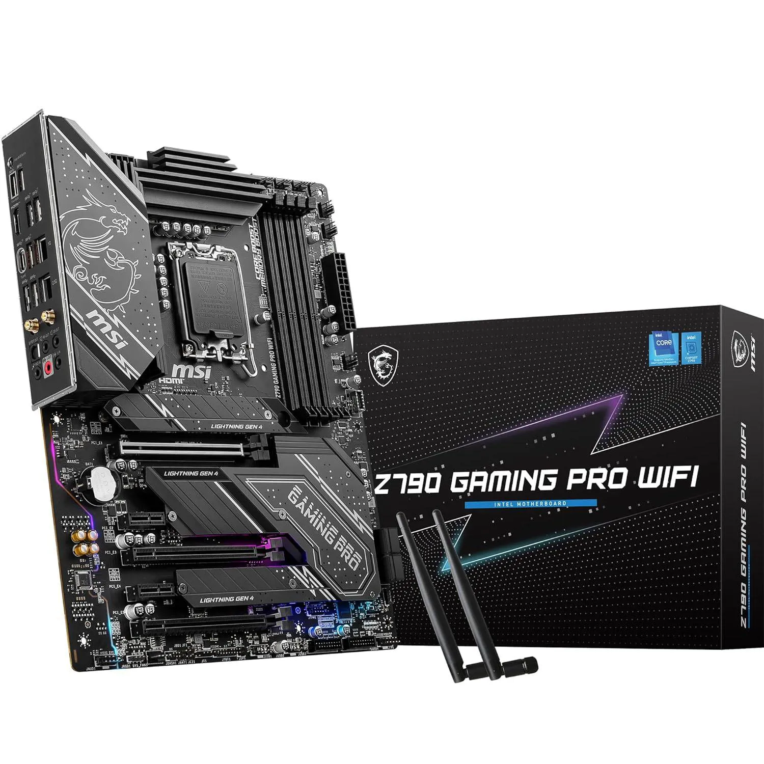 Intel 12th Gen Combo - Intel® Core™ i9-12900k Processor MSI Z790 Gaming Pro WiFi Motherboard Gskill 64 GB DDR5 5200MHz 32x2 Ram Deepcool LE520 240MM Aio Liquid Cooler