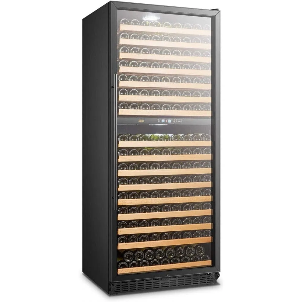 Lanbo 287 Bottles Dual Zone Stainless Steel Wine Coolers LW306D