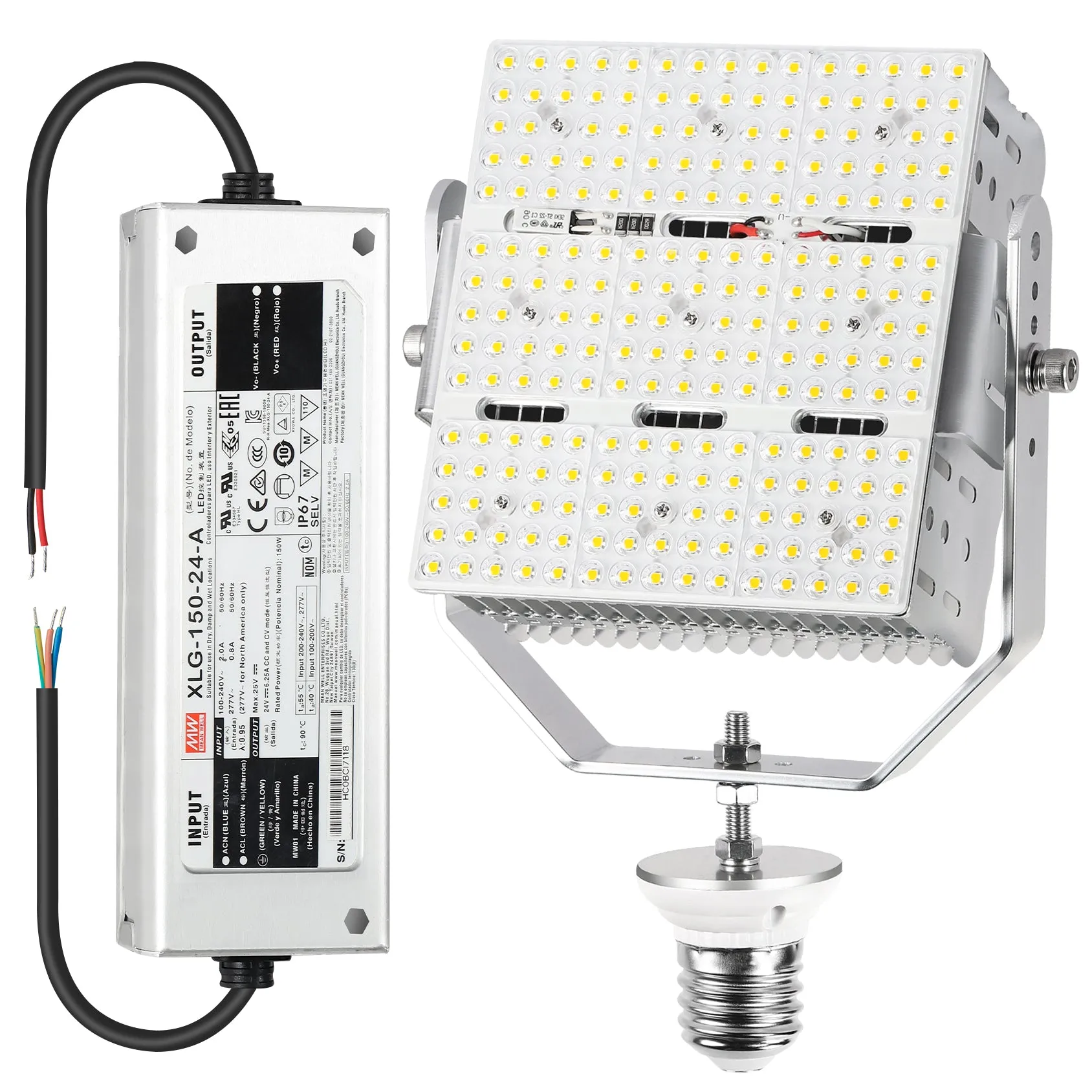 LED RETROFIT LIGHTING 150W or 240W  HPS, MH, HID REPLACEMENT 5000K 100-277VAC