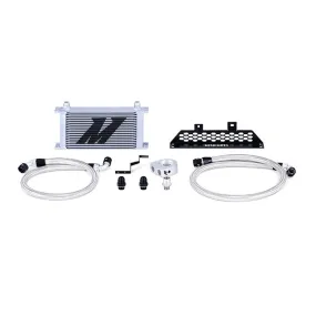 Mishimoto Ford Focus ST Oil Cooler Kit, 2013-2018 Silver Non-Thermostatic - MMOC-FOST-13