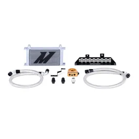 Mishimoto Ford Focus ST Oil Cooler Kit, 2013-2018 Silver Thermostatic - MMOC-FOST-13T