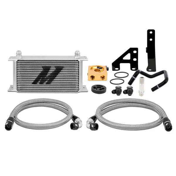 Mishimoto Subaru WRX Thermostatic Oil Cooler Kit, 2015  Silver - MMOC-WRX-15T