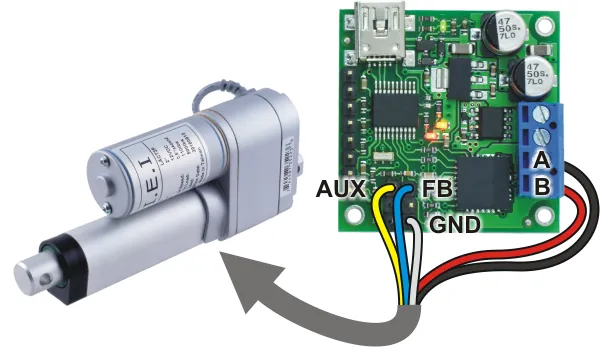 Pololu Jrk 21v3 USB Motor Controller with Feedback (Fully Assembled)