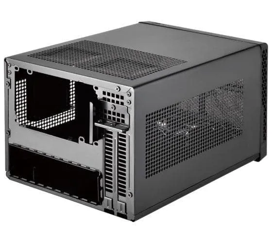 SilverStone Technology Ultra Compact Mini-ITX Computer Case with Mesh Front Panel Black (SST-SG13B)