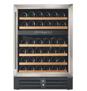 Smith & Hanks 46 Bottle Dual Zone Wine Fridge RW145DR