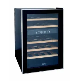 Sunpentown 24-bottle Dual-Zone Thermo-Electric Wine Fridge w/Wooden Shelves WC-2463W