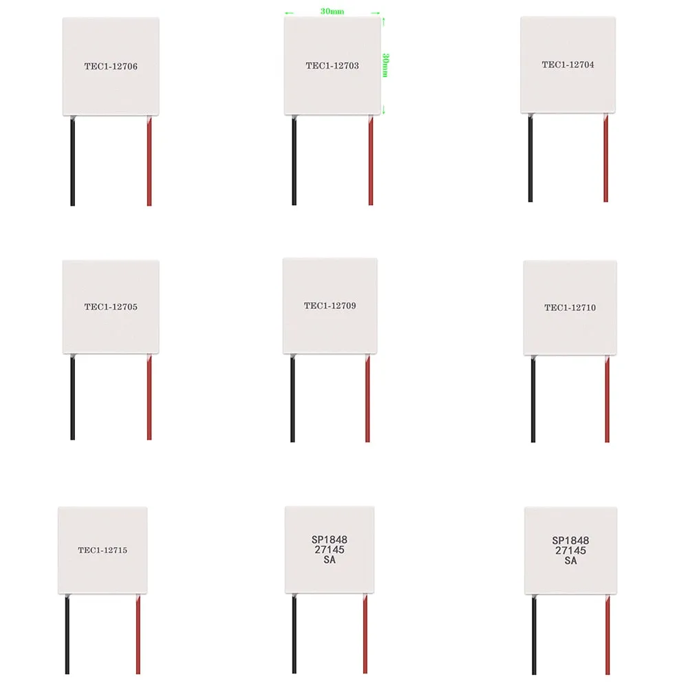 TEC1-12705 Thermoelectric Cooler Peltier TEC1-12706 TEC1-12710 TEC1-12715  SP1848-27145 TEC1-12709 TEC1-12703 TEC1-12704