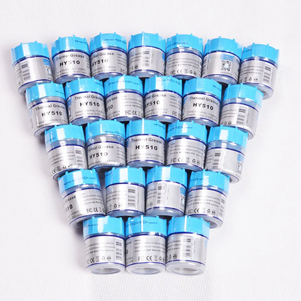 US 5-10 Pack (50-100g Total) Tub Silver Thermal Paste Heatsink Compound CPU GPU