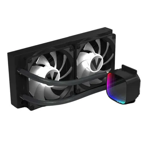 Vida Aquilo 240mm ARGB Liquid CPU Cooler, ARGB PWM Fans, Infinity Mirror RGB Pump Head, Black