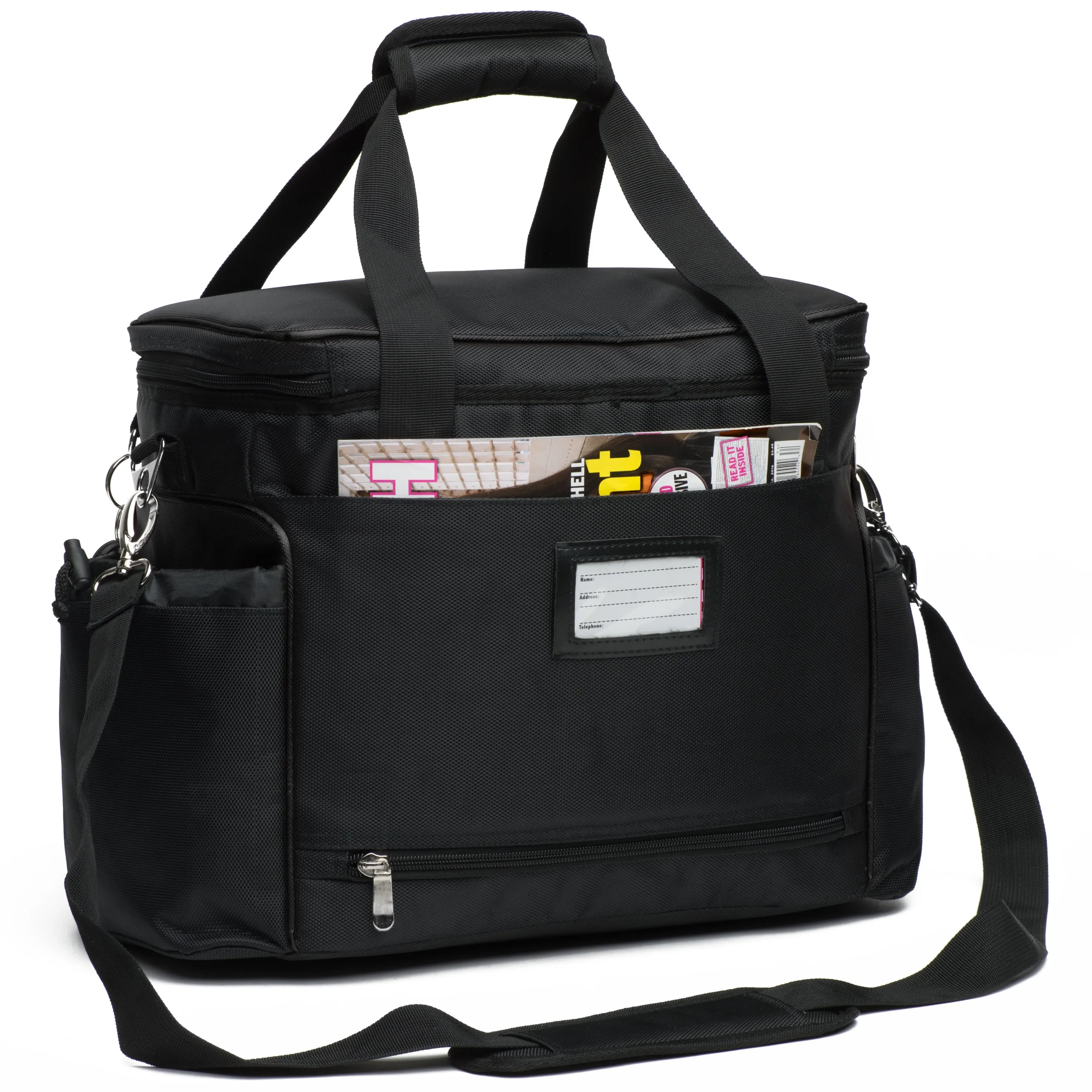 XX-Large Tall Cooler Lunch Bag (14x12.5x9 In) With1680D Heavy-Duty Fabric.