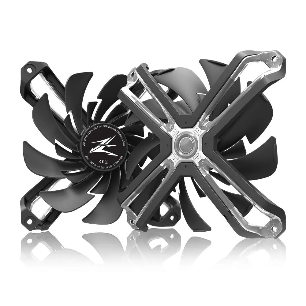 Zalman ZM-SF120 120mm RGB Led Fan, Cooling, 4-Pin PWM